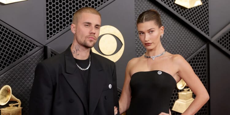 Justin Bieber returns to Grammys red carpet with wife Hailey for first time in 4 years