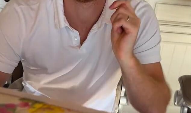 Meghan Markle has shared a clip to Instagram - surprising Prince Harry with one of her As Ever chocolate bars before Valentine's Day