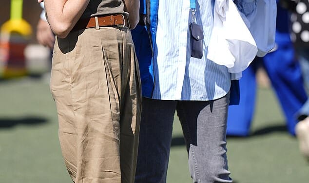 The Duchess of Sussex appeared to channel Angelina Jolie during a visit to the QuestScope Youth Center at the Za'atari refugee camp on Wednesday