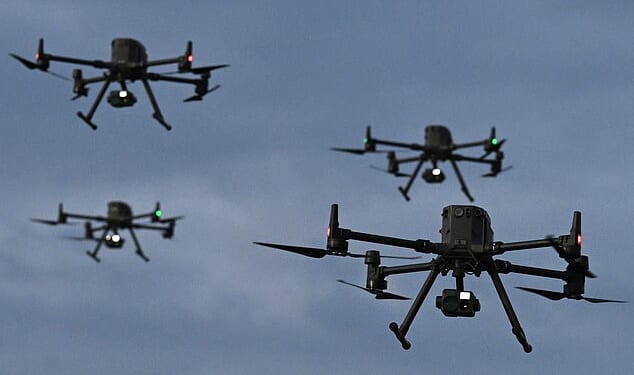 Drones with cameras can provide vital information for enemies of the UK state