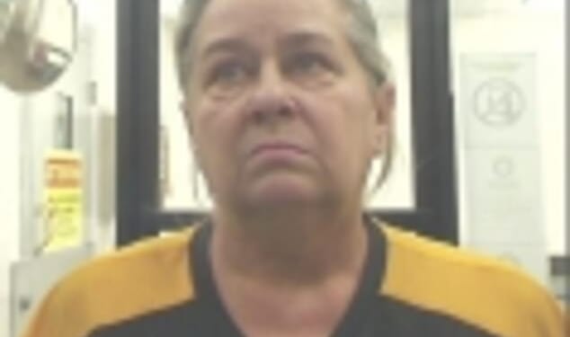 Michele Hundley Smith is seen in a mugshot after she was arrested for DUI earlier this week. She abandoned her children to start a new life in 2001 and was recently rediscovered