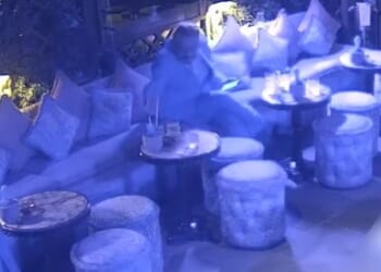 This is the moment Michelin-star restaurant boss Vikas Nath spikes a woman's spicy margarita with a substance hidden in a Madagascan vanilla extract bottle