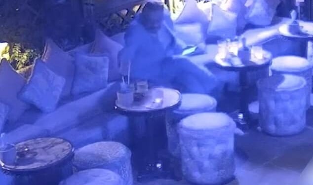 This is the moment Michelin-star restaurant boss Vikas Nath spikes a woman's spicy margarita with a substance hidden in a Madagascan vanilla extract bottle