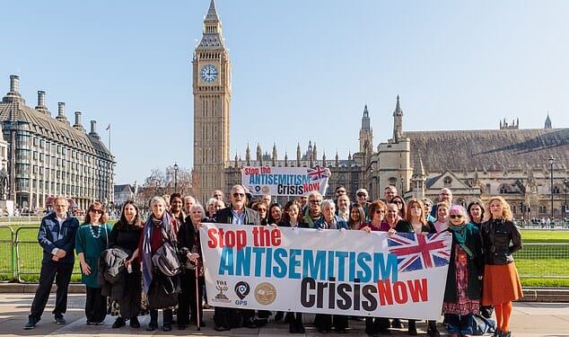 Victims retold their experiences at a summit on Wednesday at the House of Commons and urged lawmakers to stop the 'antisemitism crisis' in Britain