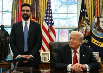 New York Mayor Zohran Mamdani, seen meeting with President Donald Trump in November, made a return visit to the White House Thursday.