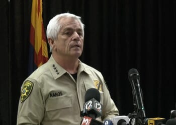 Pima County Sheriff Chris Nanos revealed Nancy Guthrie's doorbell camera disconnected in the dead of night around the time she disappeared over the weekend