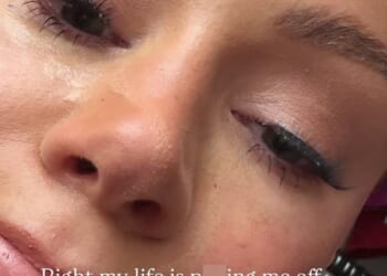 Olivia Attwood has stated she is 'p****d off at life' after breaking down in tears in the wake of her split from husband Bradley Dack