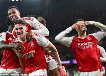 Arsenal remain on-track to break new ground at Europe's top table at the end of the season