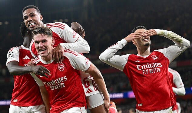Arsenal remain on-track to break new ground at Europe's top table at the end of the season