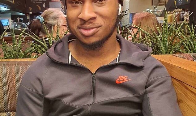 Khaleed Oladipo, 20, a second-year student at De Montfort University in Leicester, was attacked just after 5pm on Tuesday evening