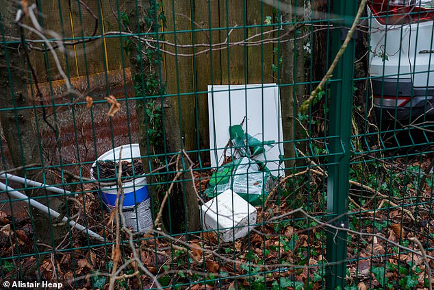 Even the grounds surrounding UHW are in a bad state, with rubbish strewn everywhere