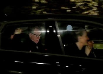 Peter Mandelson being released from Wandsworth prison early on Tuesday morning