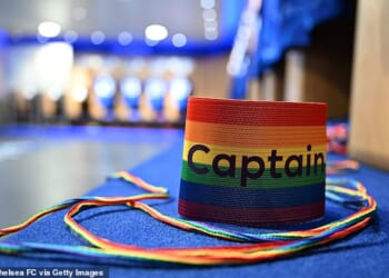 A Premier League player reportedly complained that he was being portrayed as gay after being featured on the club's programme cover during two LGBTQ+ campaigns