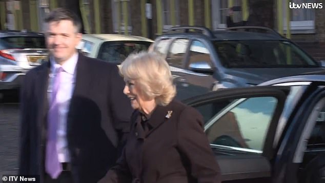 This is the moment Queen Camilla was asked whether the Royal Family would assist the investigation into paedophile Jeffrey Epstein