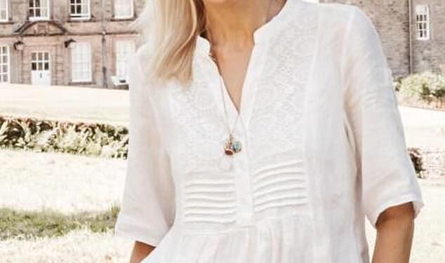 Lady Natalie Milbank pictured in Barningham Park estate in County Durham