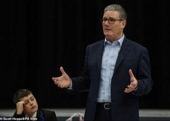 Keir Starmer delivered a speech in Newcastle today as he braces for voters in Gorton & Denton to deliver their verdict on his dismal first 20 months in power. But some of the audience seemed to be struggling