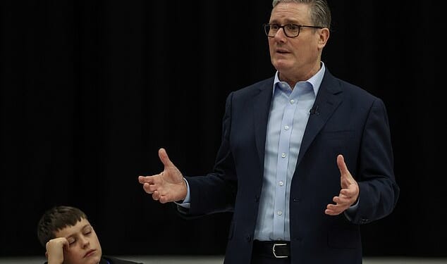 Keir Starmer delivered a speech in Newcastle today as he braces for voters in Gorton & Denton to deliver their verdict on his dismal first 20 months in power. But some of the audience seemed to be struggling