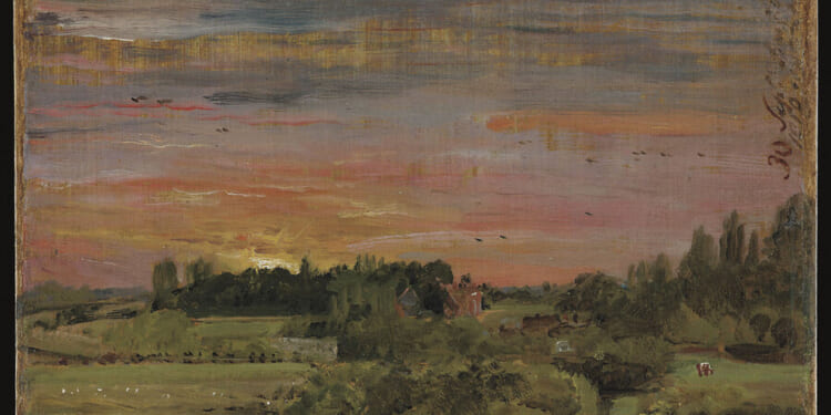 Rural life inspired the peaceful landscape paintings of John Constable
