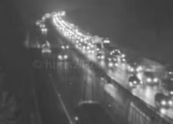 Rush hour chaos as 'overturned vehicle' sparks long delays on M11 near UK airport