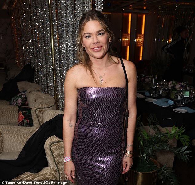 Heiress Willa Keswick (pictured) had a lucky escape last week in the French Alps