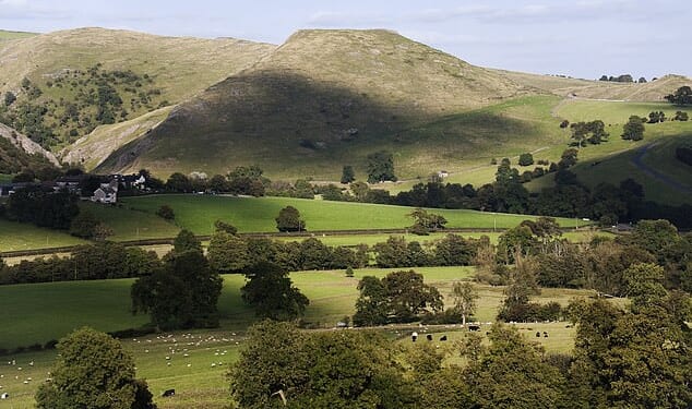 A teenager was airlifted to hospital on Saturday after falling 20 metres in the Dovedale valley