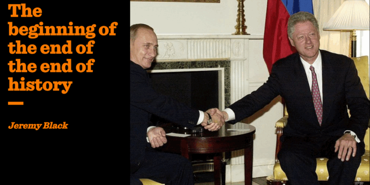 The beginning of the end of the end of history