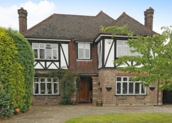 Former HSBC executive Joseph Molloy was spared jail but banned from travelling on his local rail network after dodging train fares totalling £5,900. The married father bought a sprawling four-bedroom mock Tudor home (pictured) for almost £1.2million more than 10 years ago