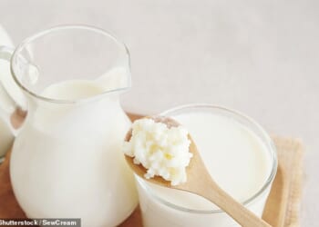 Kefir is a fermented milk, similar to a thin yoghurt, that is rising in popularity thanks to its gut health benefits. Just 250ml supplies around 40 per cent of your daily calcium needs