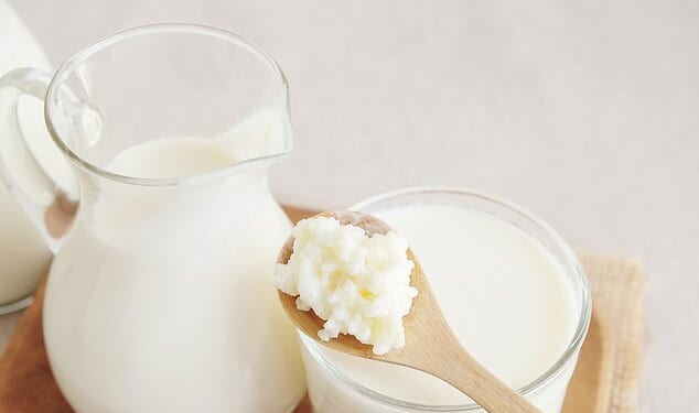 Kefir is a fermented milk, similar to a thin yoghurt, that is rising in popularity thanks to its gut health benefits. Just 250ml supplies around 40 per cent of your daily calcium needs