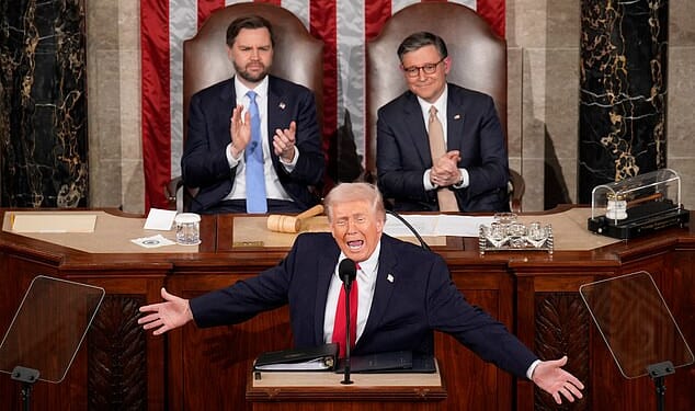 During his State of the Union address, Trump struck a defiant yet visionary tone, doubling down on the 'America First' pillars that returned him to power while carving out a fresh path for the final stretch of his presidency