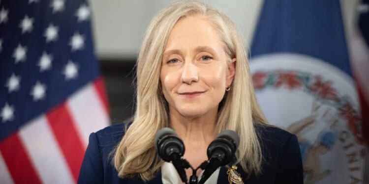 Virginia Gov. Abigail Spanberger delivers the Democratic response to U.S. President Donald Trump's State of the Union address on Tuesday.