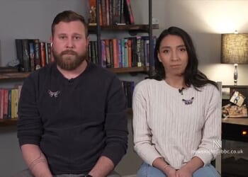 Sky Roberts (pictured with Amanda Roberts), Ms Giuffre's brother, told BBC Newsnight that the Ghislaine Maxwell's email 'truly does vindicate' his sister