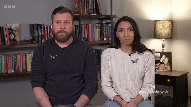 Sky Roberts (pictured with Amanda Roberts), Ms Giuffre's brother, told BBC Newsnight that the Ghislaine Maxwell's email 'truly does vindicate' his sister