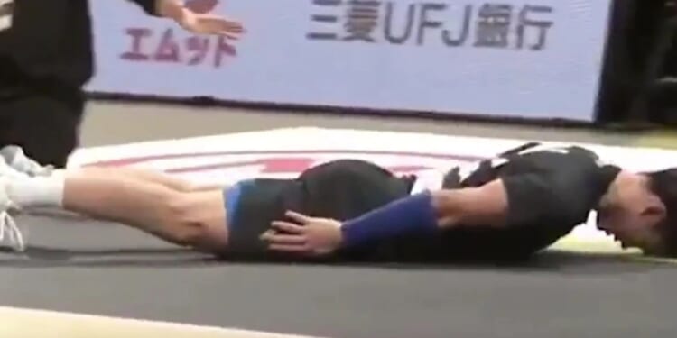 Watch moment volleyball player dives headfirst to ground in dramatic apology after accidentally hitting judge with ball