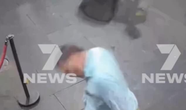 The man was hit by a chair from his friend after the pair were kicked out of the club