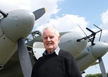 Former Mosquito pilot Colin Bell, 104, has written a memoir about his time flying daring raids over Nazi Germany for Bomber Command during the Second World War