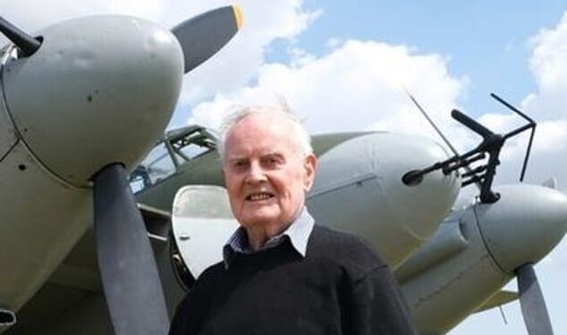 Former Mosquito pilot Colin Bell, 104, has written a memoir about his time flying daring raids over Nazi Germany for Bomber Command during the Second World War