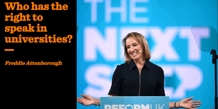 Who has the right to speak in universities? | Freddie Attenborough