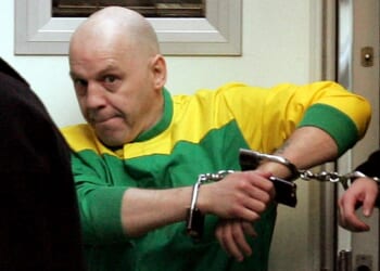 Michael Stone has always protested his innocence over the murders of Lin and Megan Russell in Chillenden, Kent in 1996. Pictured: Stone leaving the Court of Appeal in 2005