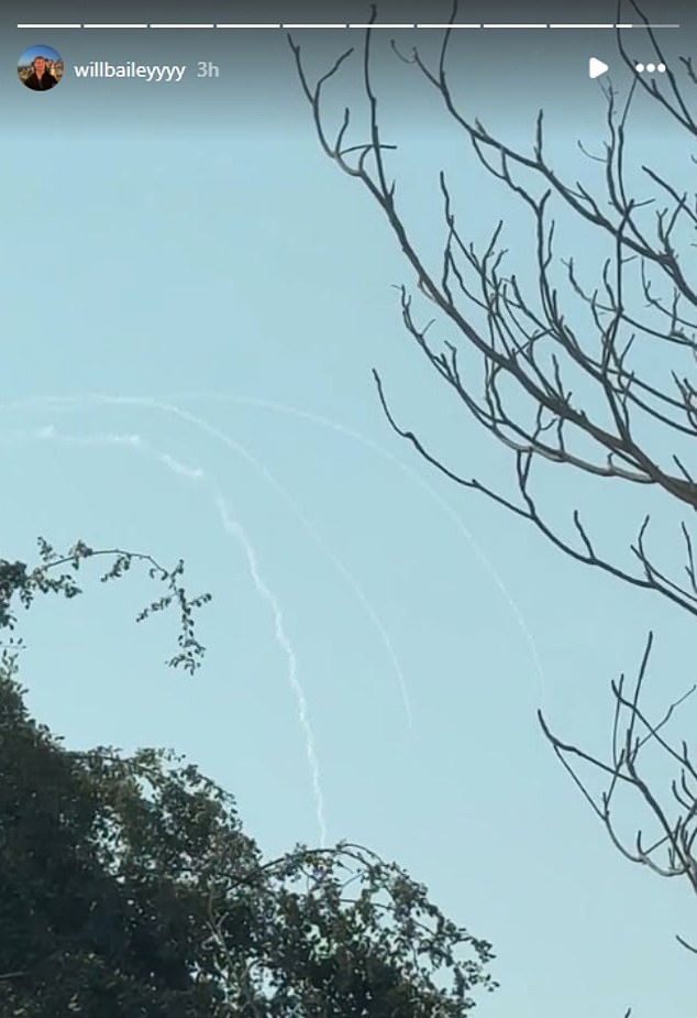 Today Will Bailey showed more missiles being intercepted over Dubai