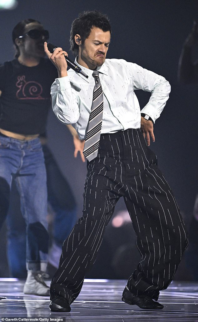 Harry Styles sent fans wild as he made his first red carpet appearance and much anticipated return to the stage following a three year career break