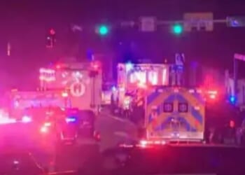 At least three dead and 14 injured in mass shooting at bar as mayor praises heroic actions of cops who saved lives