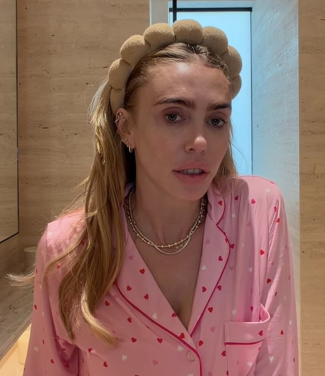 Taking her to Instagram story to talk about the developing situation, F1 heiress Petra Ecclestone, said: 'It was one of the most scary, worst nights actually of my life'