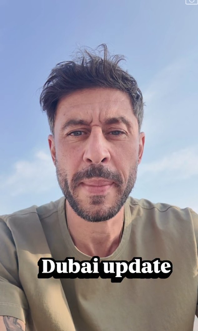 Petra's husband Sam Palmer also used his platform to discuss the strikes, telling his followers that the military were doing a great job of defending the area