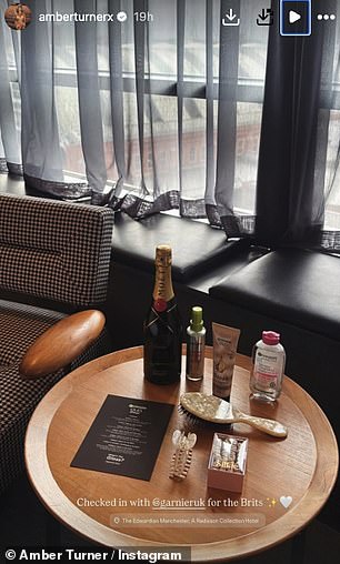 TOWIE star Amber Turner relocated to Dubai in 2023, but she assured fans she was safe in the UK attending the BRITs at the time of the air strikes