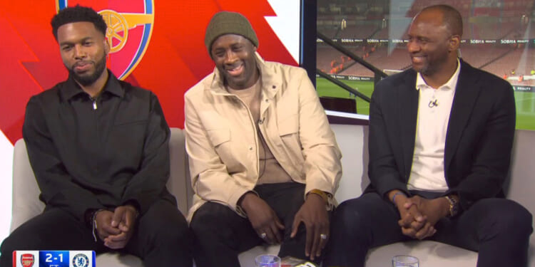 Fans 'in tears' as Sky Sports pluck Premier League icon from stands at Arsenal vs Chelsea and get him on as pundit