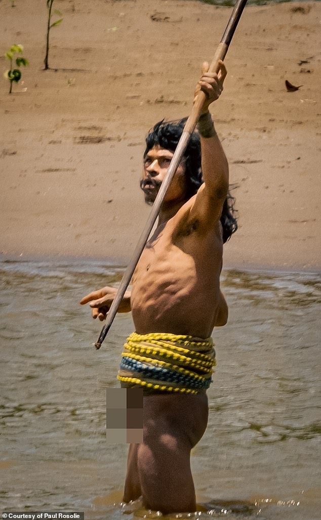 One Mashco warrior loosed an arrow and watched it sail to other side of the river - when it stuck in the ground, he smiled and turned his back