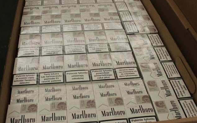 In 2015, a gang was caught with over one million illegal cigarettes hidden in a refrigerated lorry among a cargo of frozen chicken