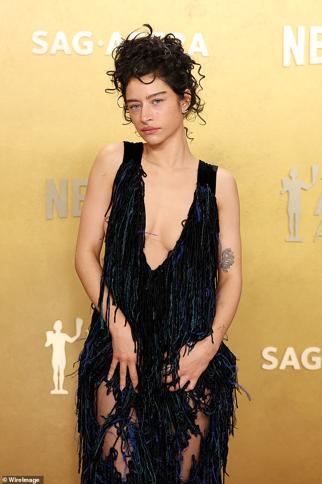 It featured a plunging neckline