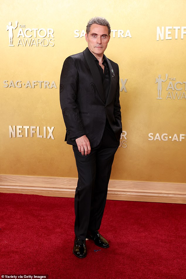 Rufus posed for the camera